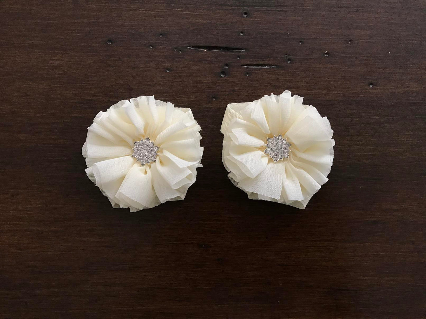 Ivory Baby Baptism Headband, Sash, and Barefoot Sandals