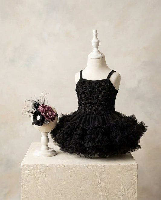 Baby Black Petti Dress