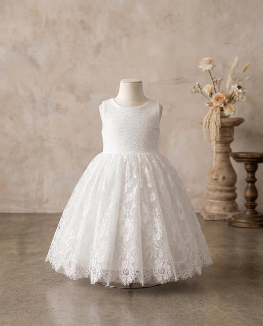 Baby Girl White Baptism Lace Dress