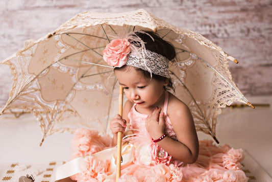 Peach Blush Fluffy Baby Tutu Dress
