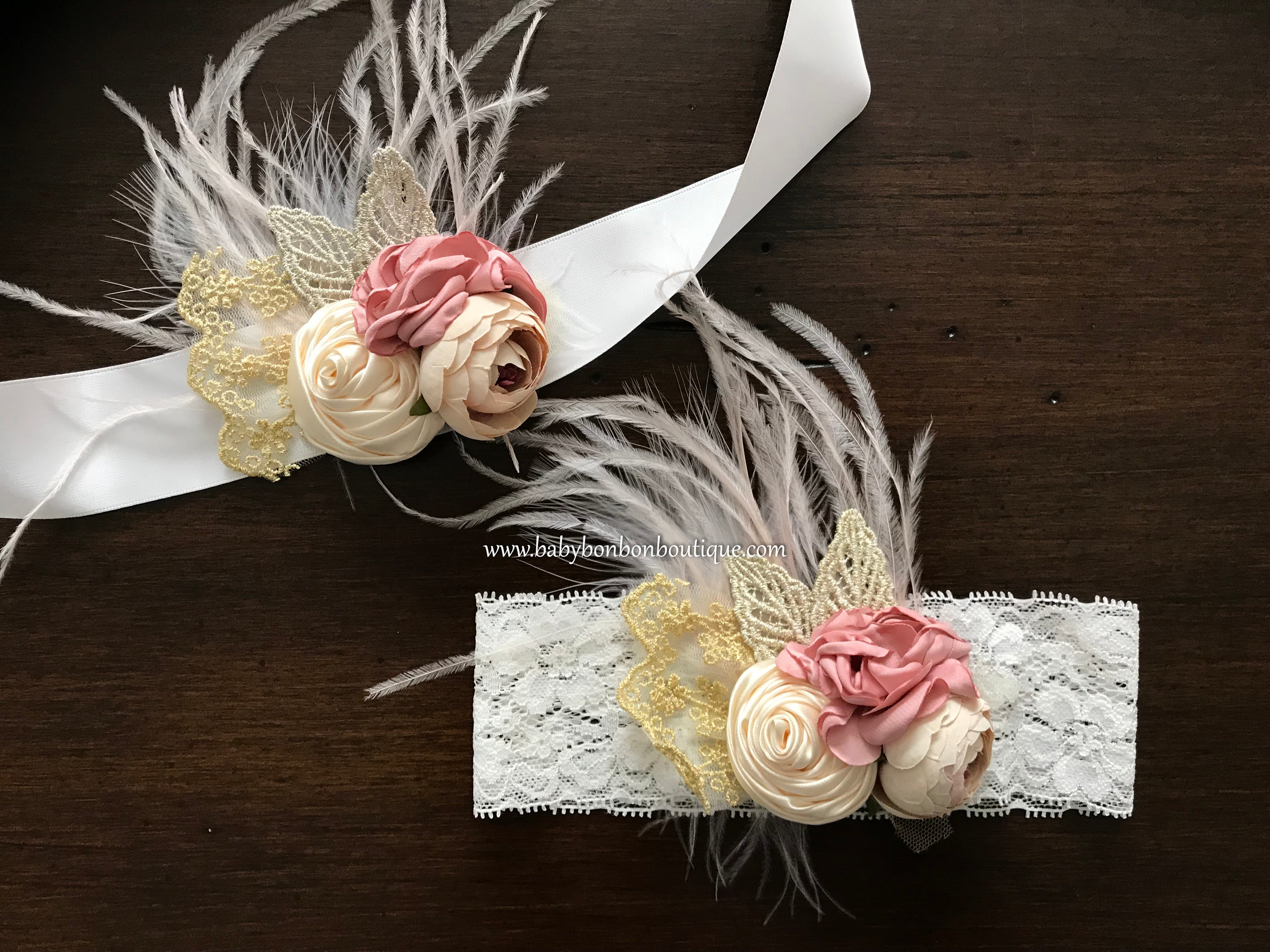 Bout and Corsage Satin Ribbon - Dusty Rose