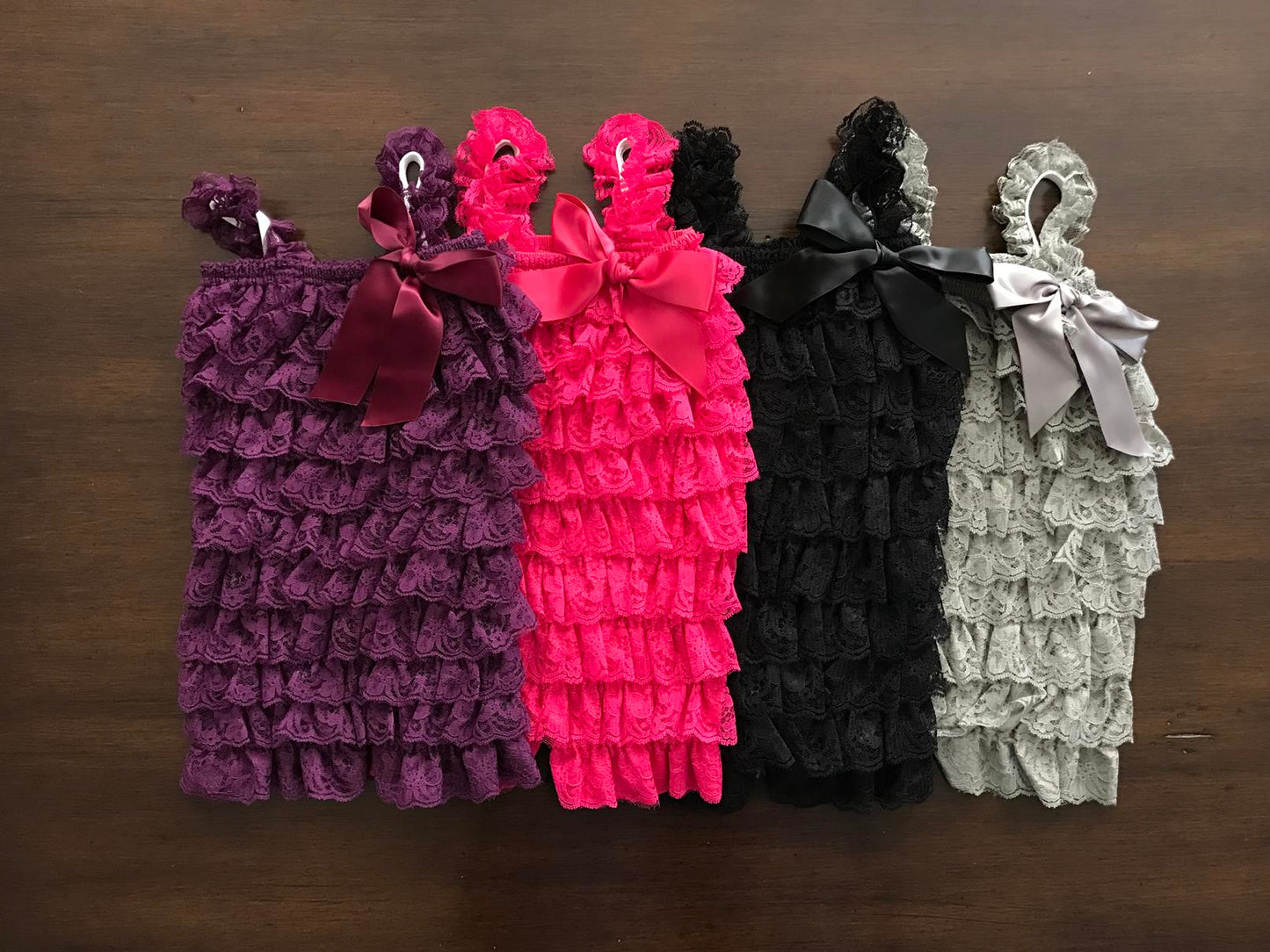 Baby Girl Black Lace Romper, Lace Rompers