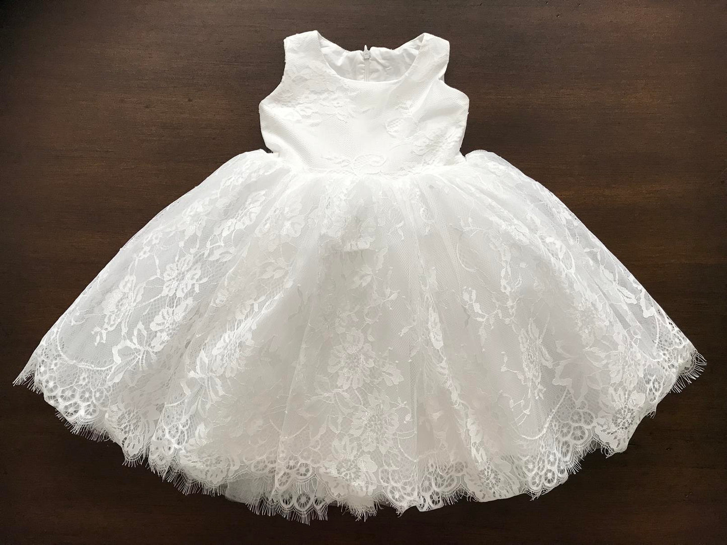 Baby Girl White Baptism Lace Dress