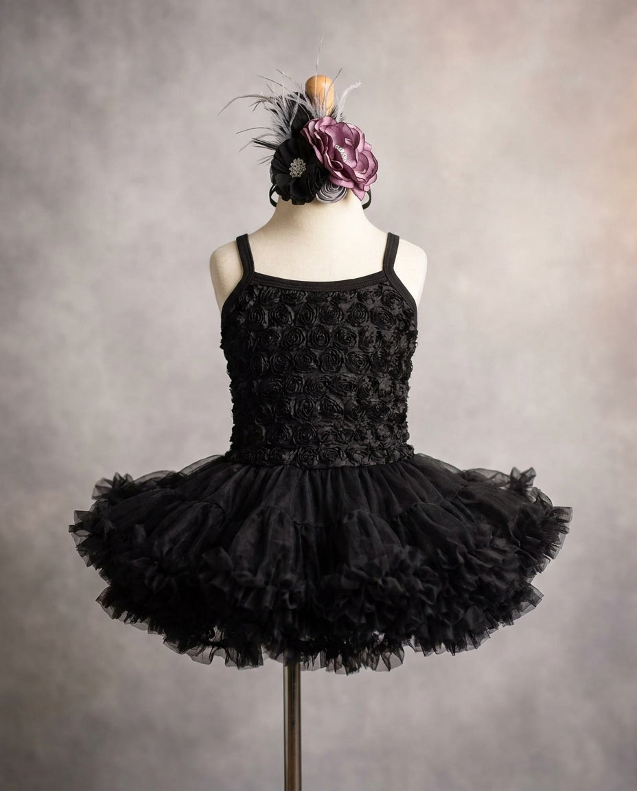 Baby Black Petti Dress
