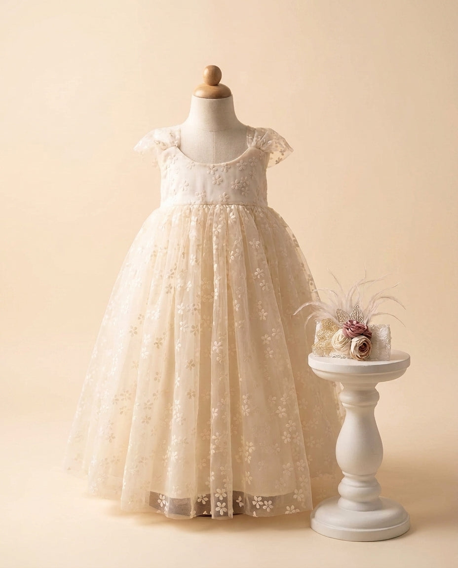 Baby Girl Tulle Dress with Headband
