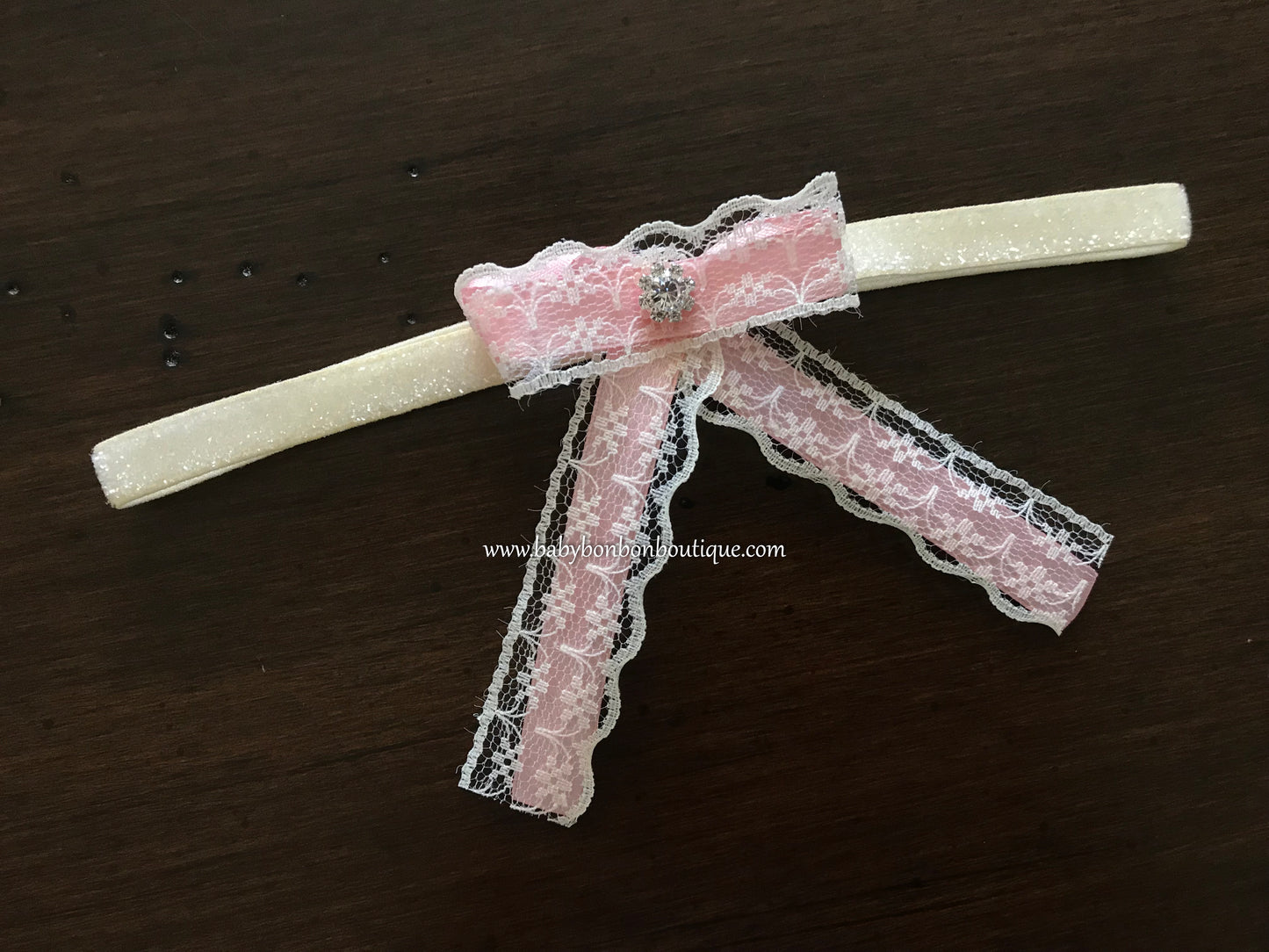 Baby Baptism Headband & Sash