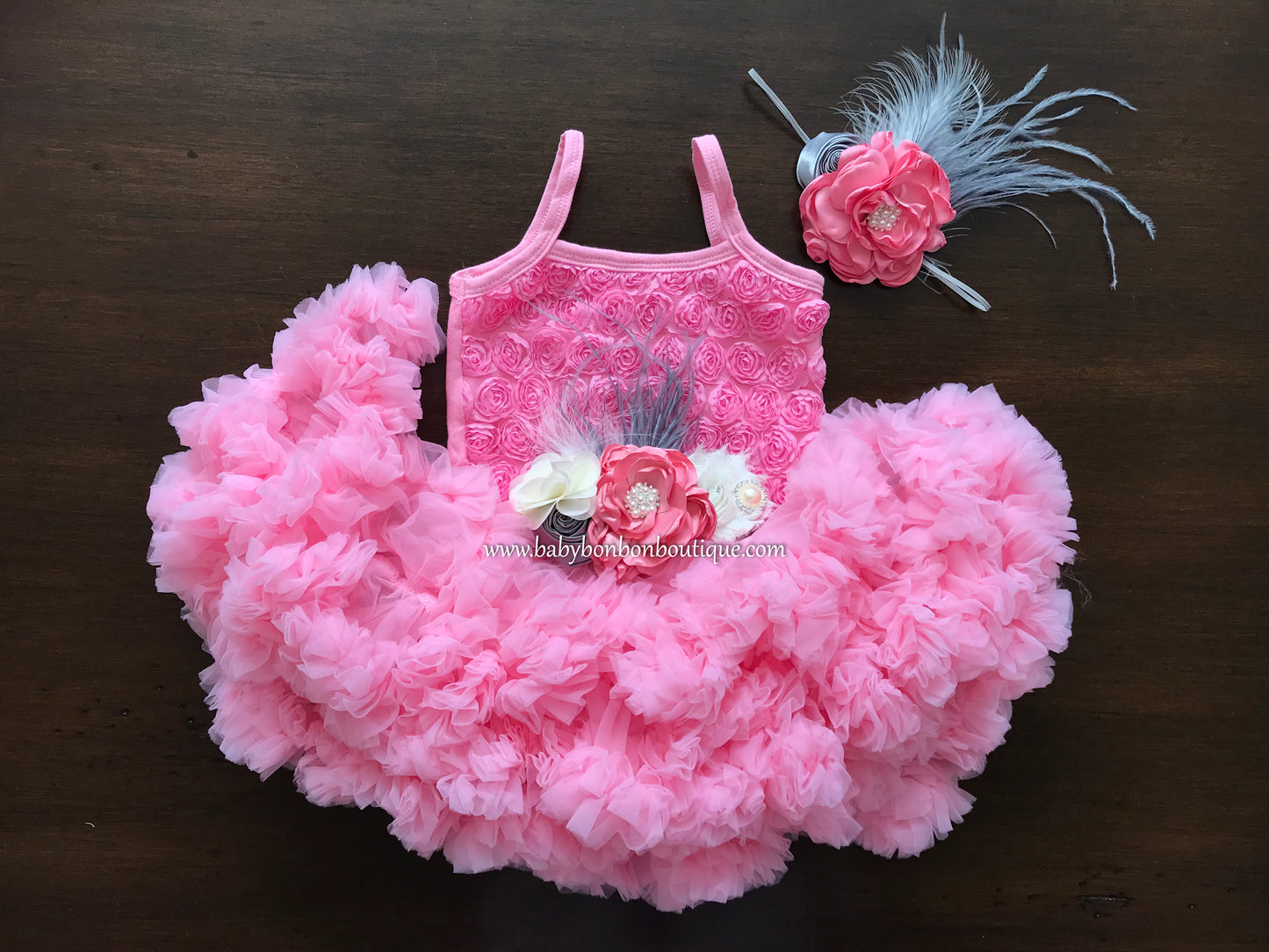 Pink Fluffy Baby Petti Skirt Dress
