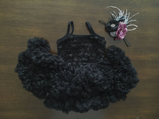 Baby Black Petti Dress