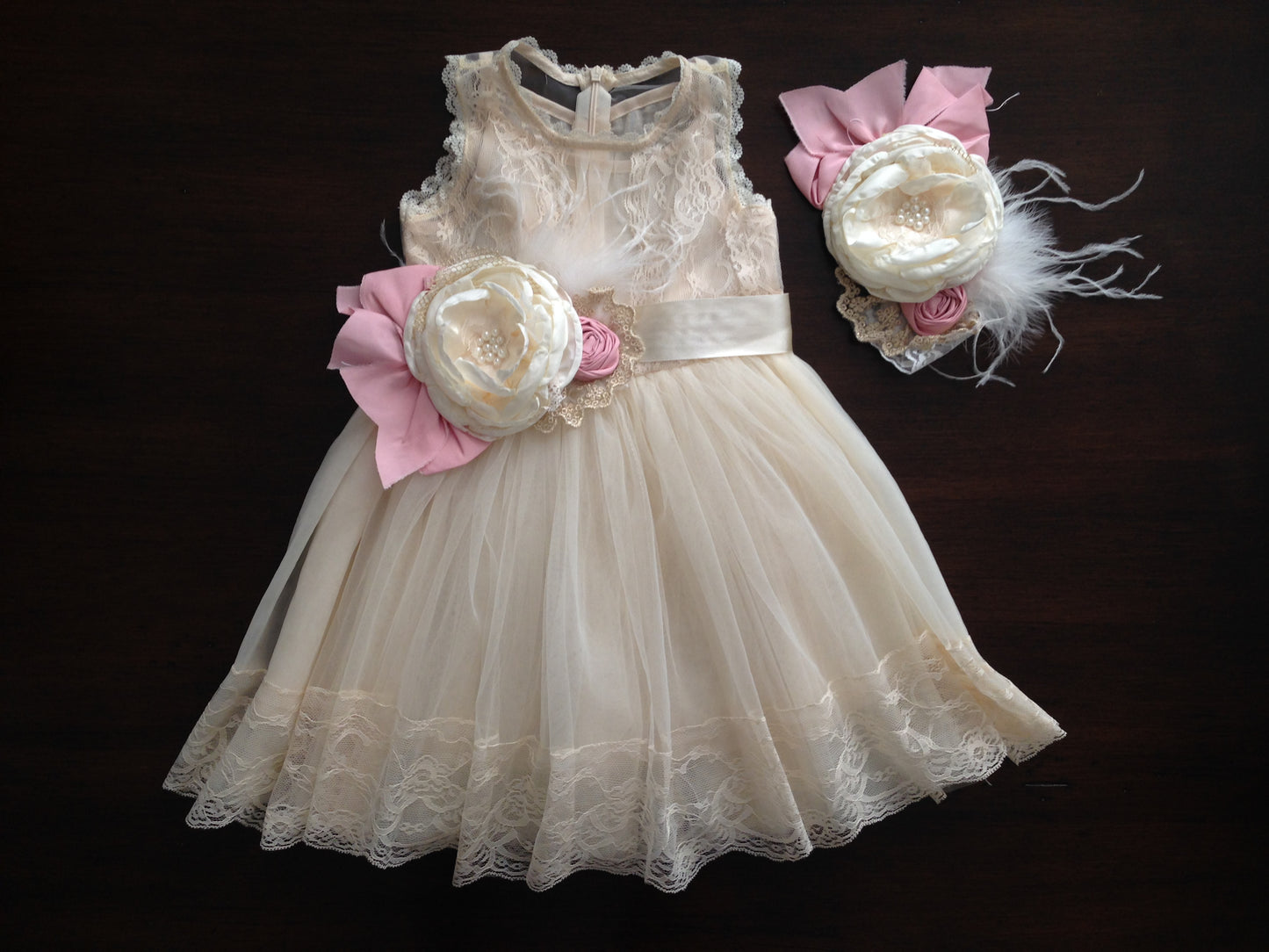 Baby Girl Baptism Dress & Flower Girl Dress