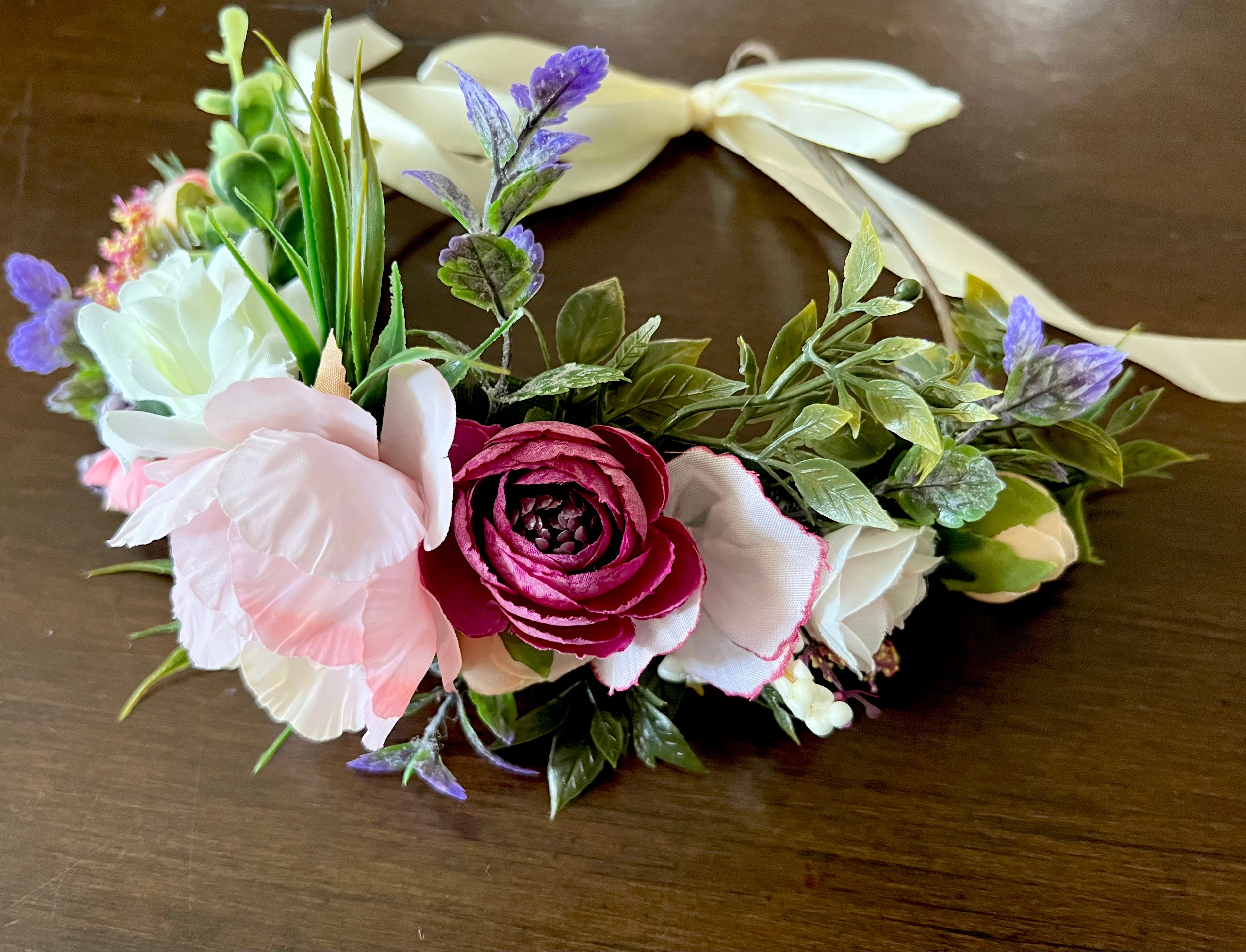 Flower Girl Head Wreath